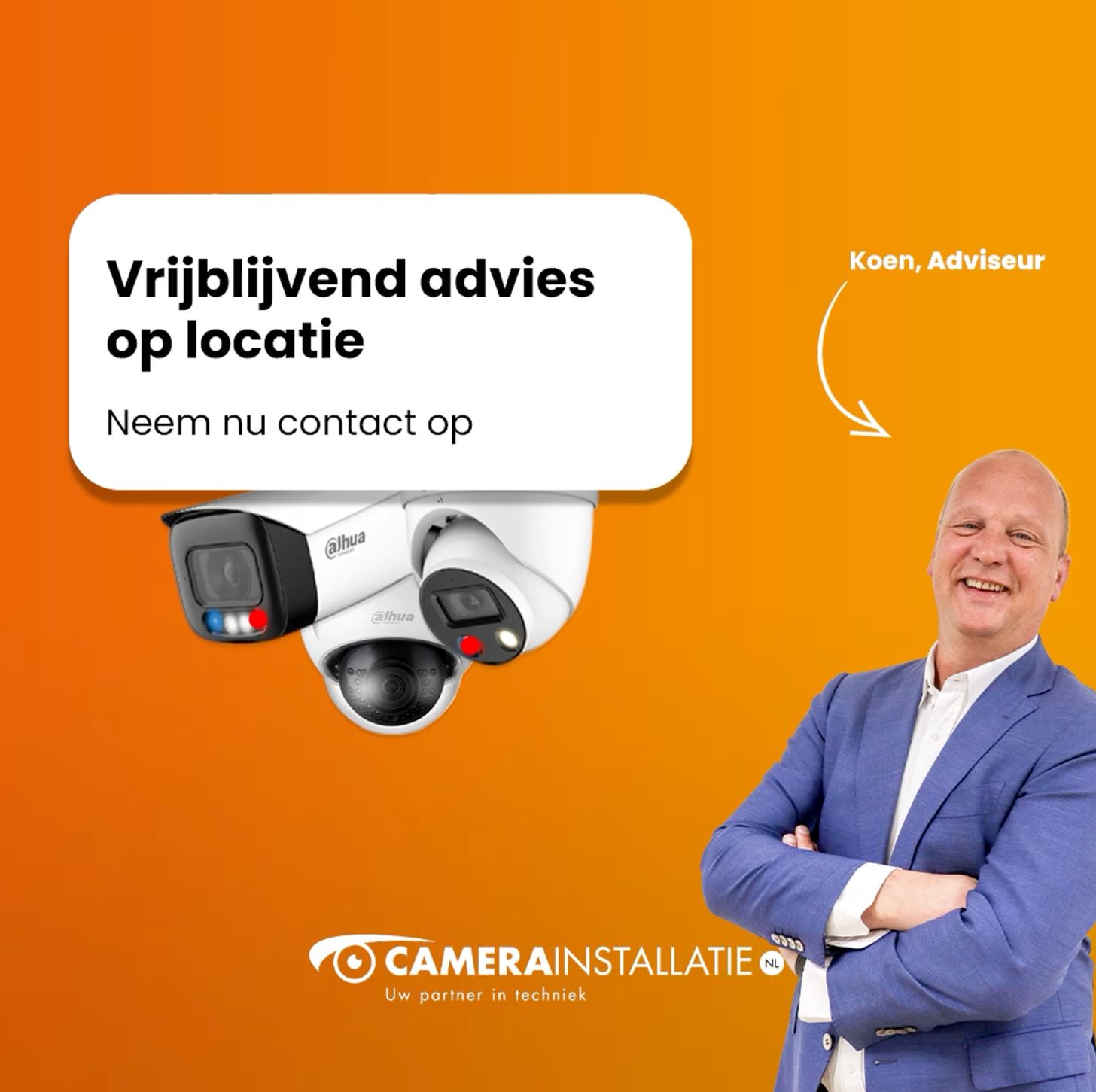 Gratis adviesgesprek, stap 01 van onze installatie